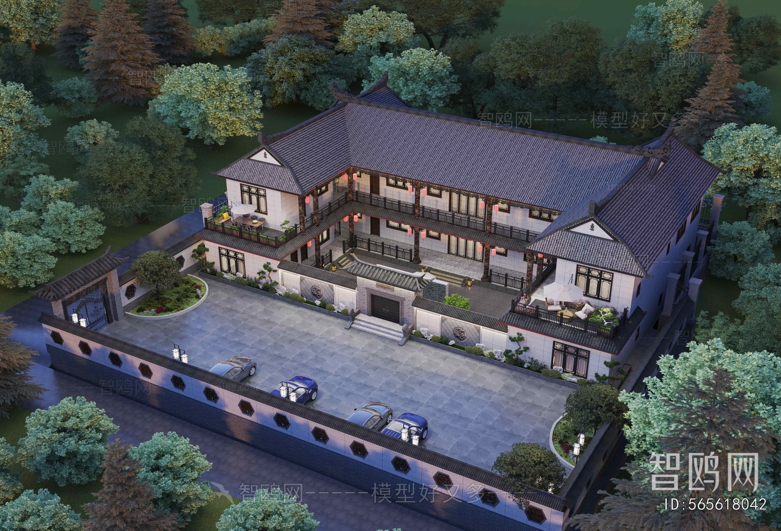 Chinese Style Residential Building