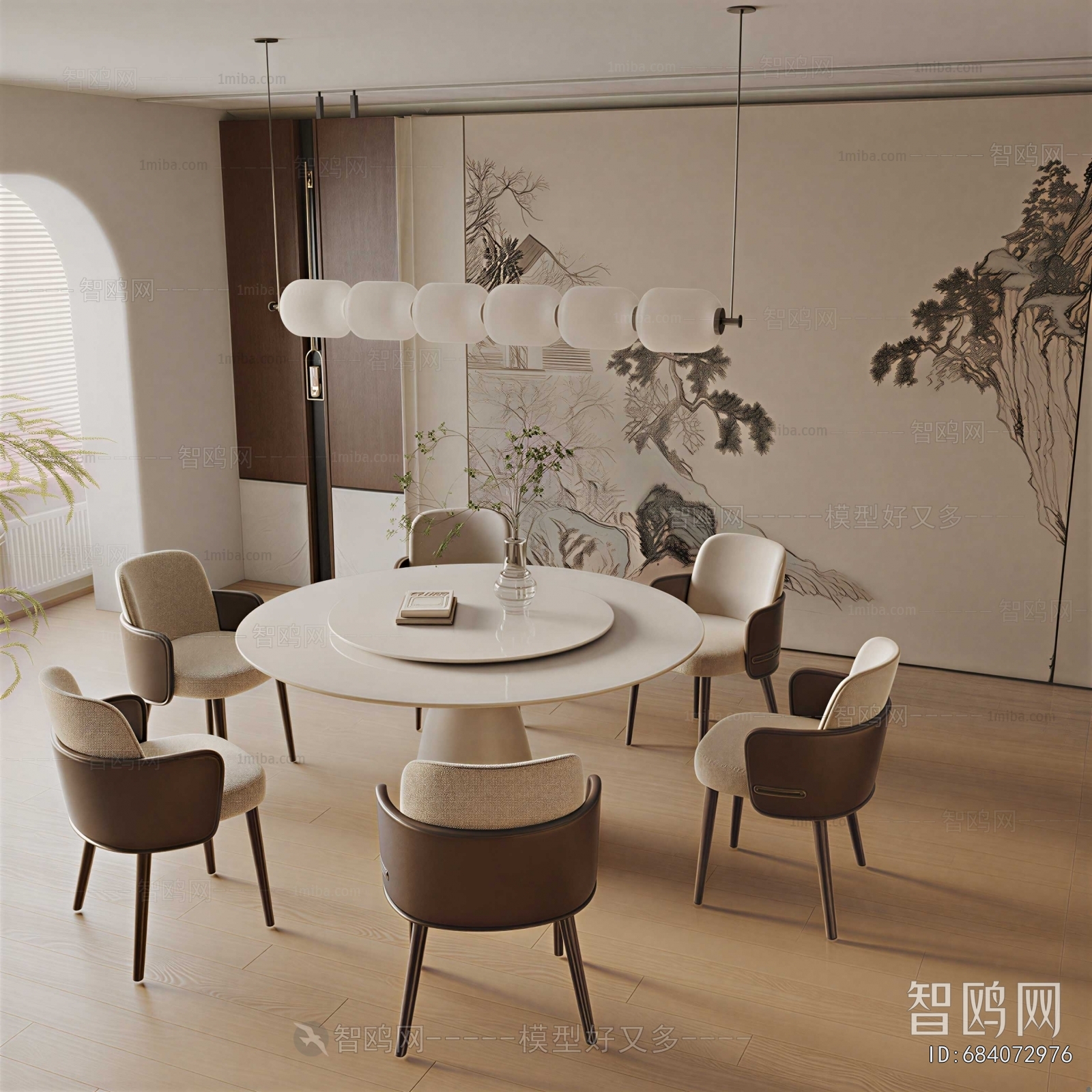 New Chinese Style Dining Room