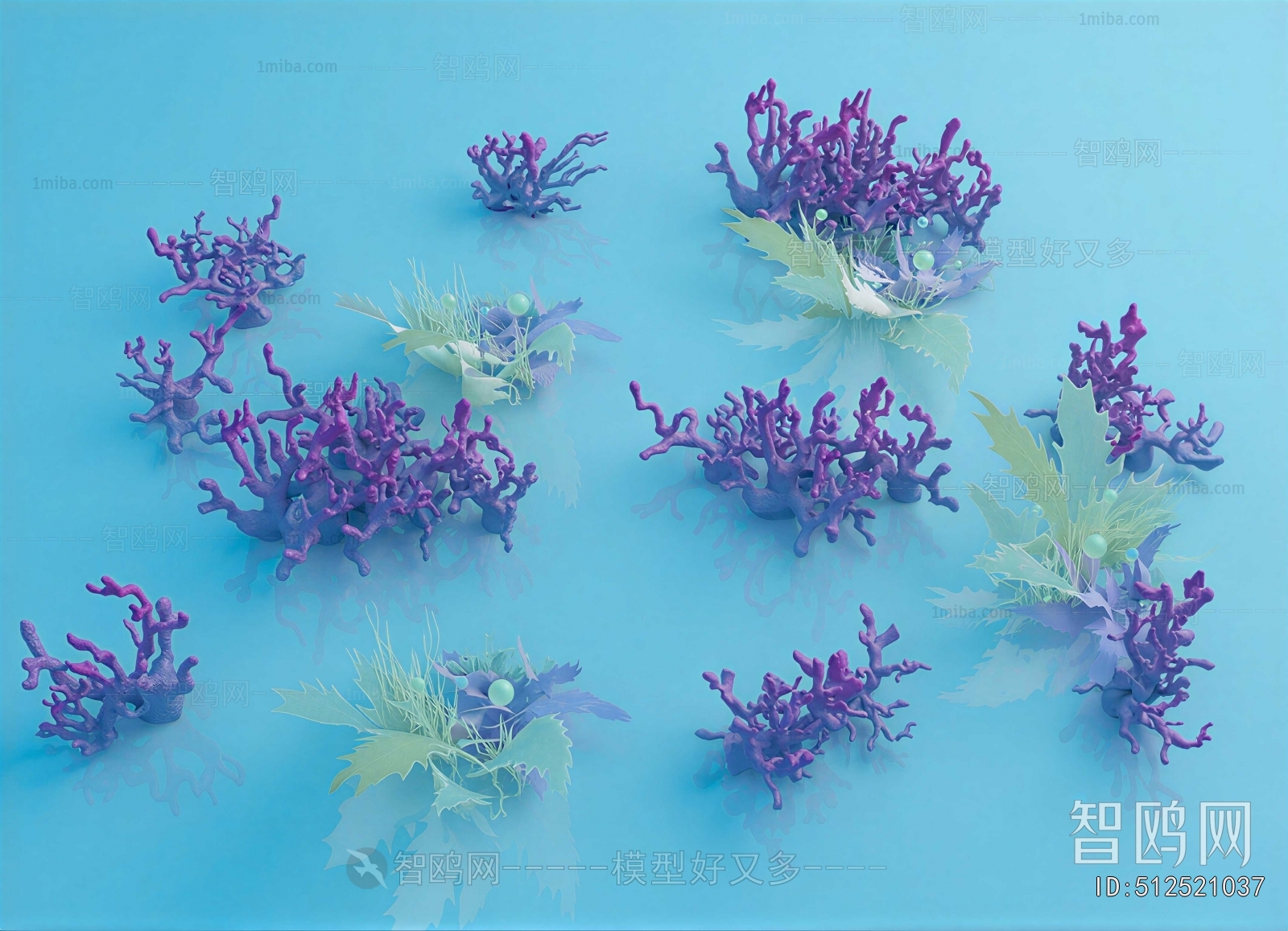 Modern Flowers And Grass