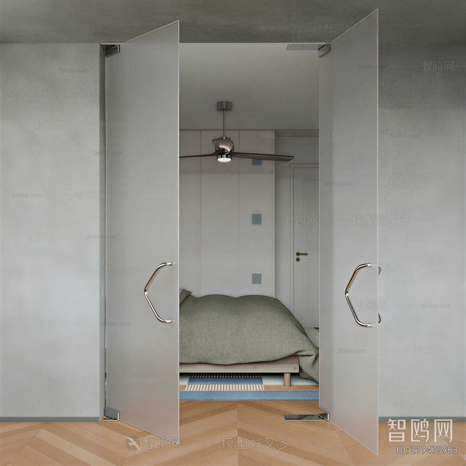 Modern Double Door