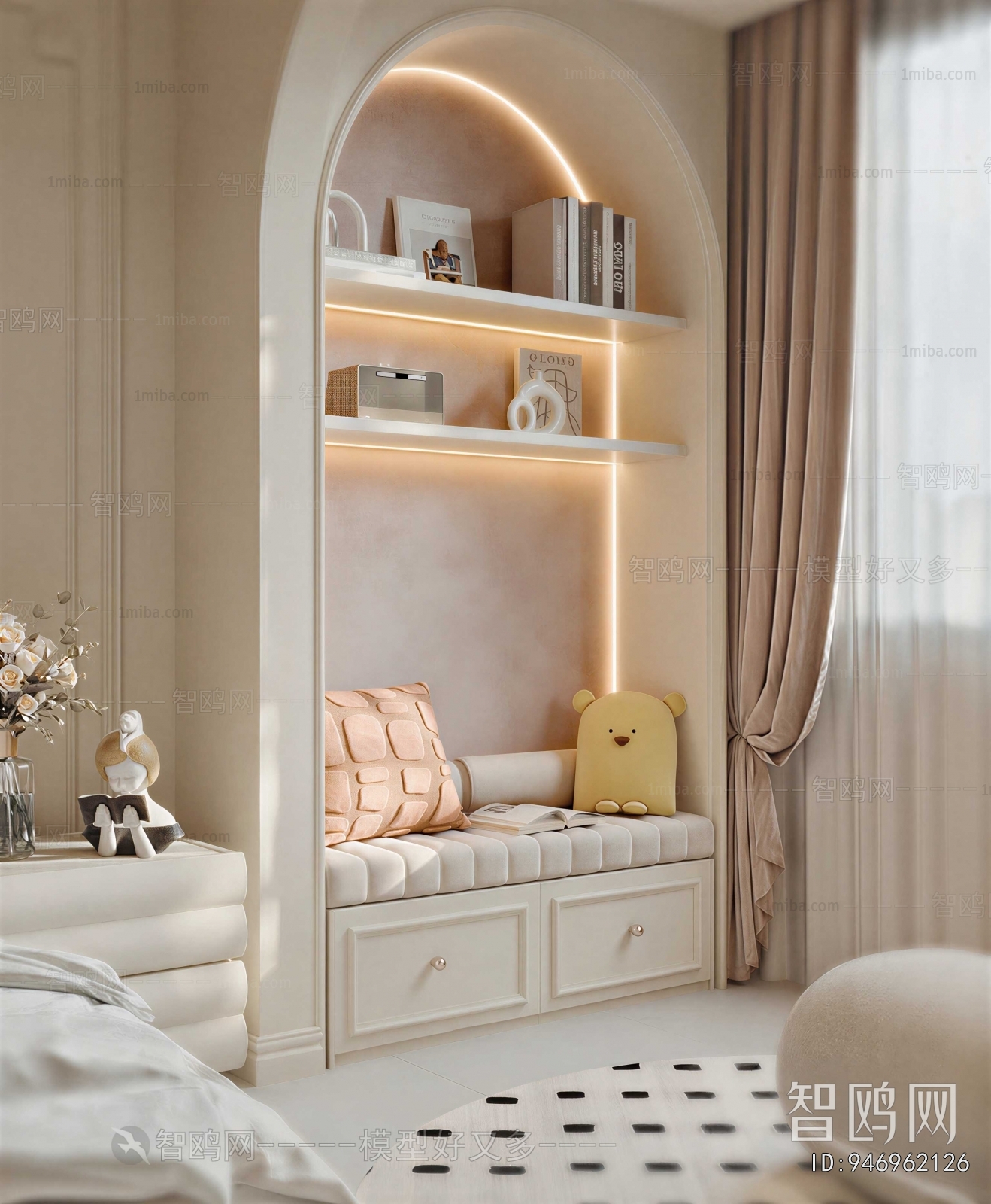 French Style Girl's Room Daughter's Room