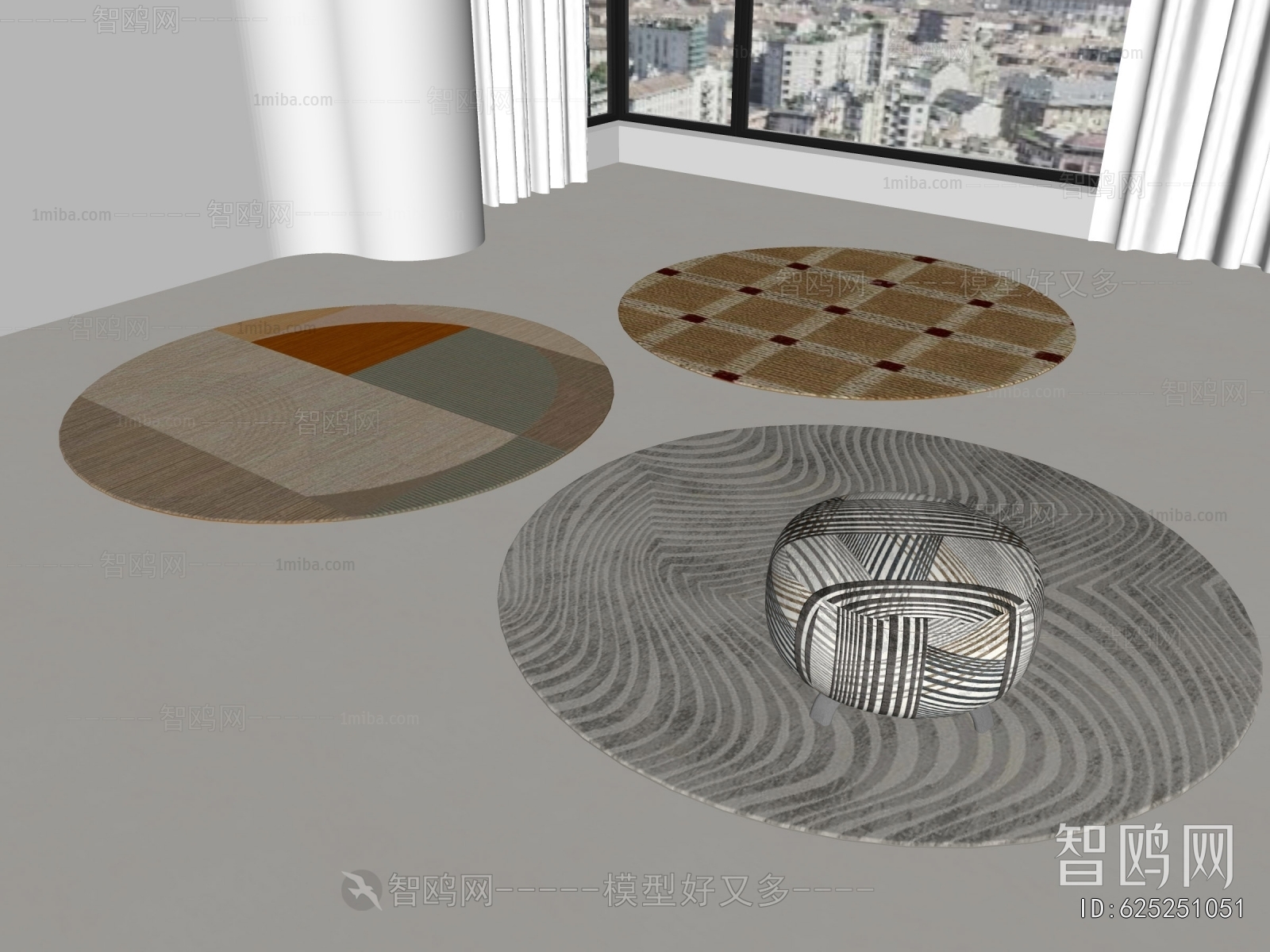 Modern Circular Carpet