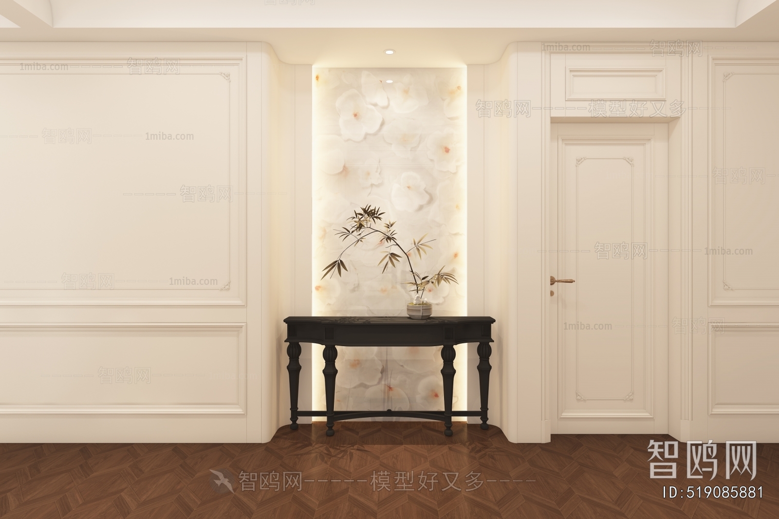 French Style Hallway