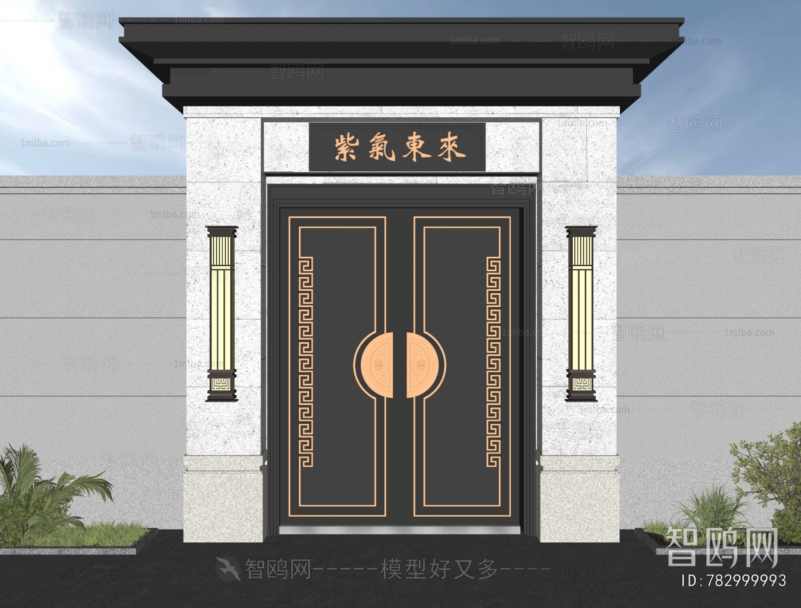 New Chinese Style Gate