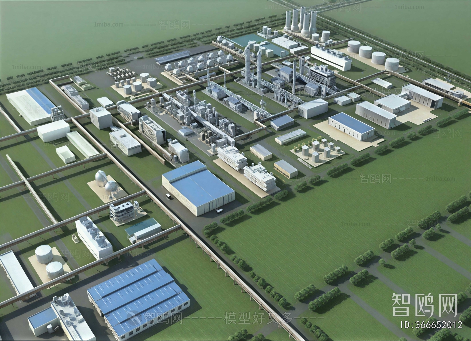 Modern Industrial Building