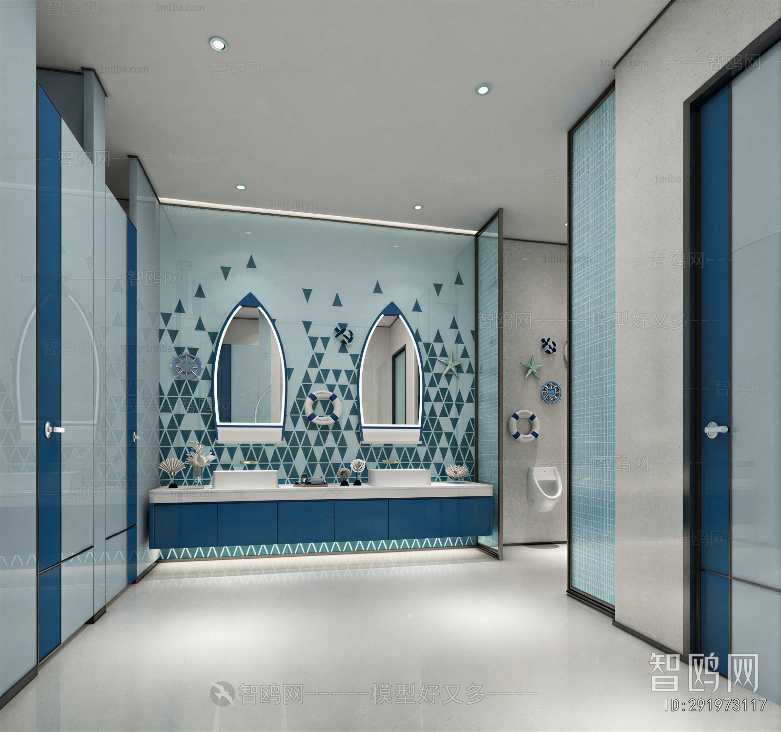 Modern Public Toilet