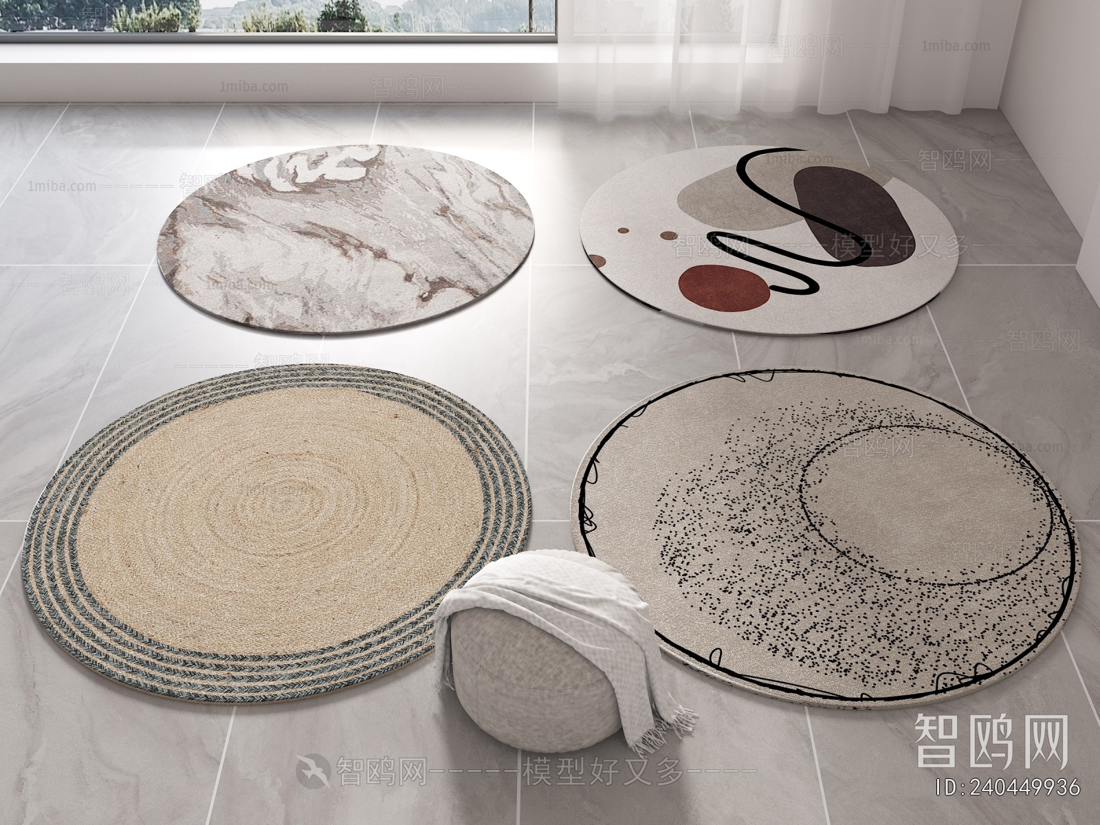 Modern Circular Carpet
