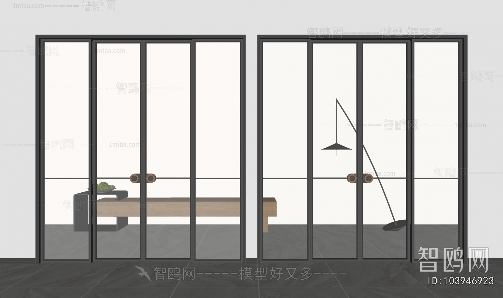 Modern Double Door