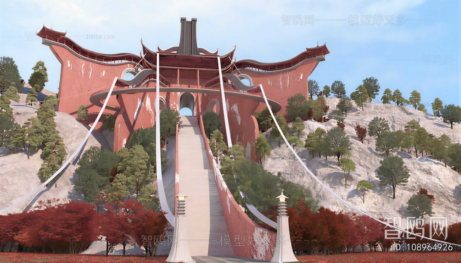 Chinese Style Ancient Architectural Buildings