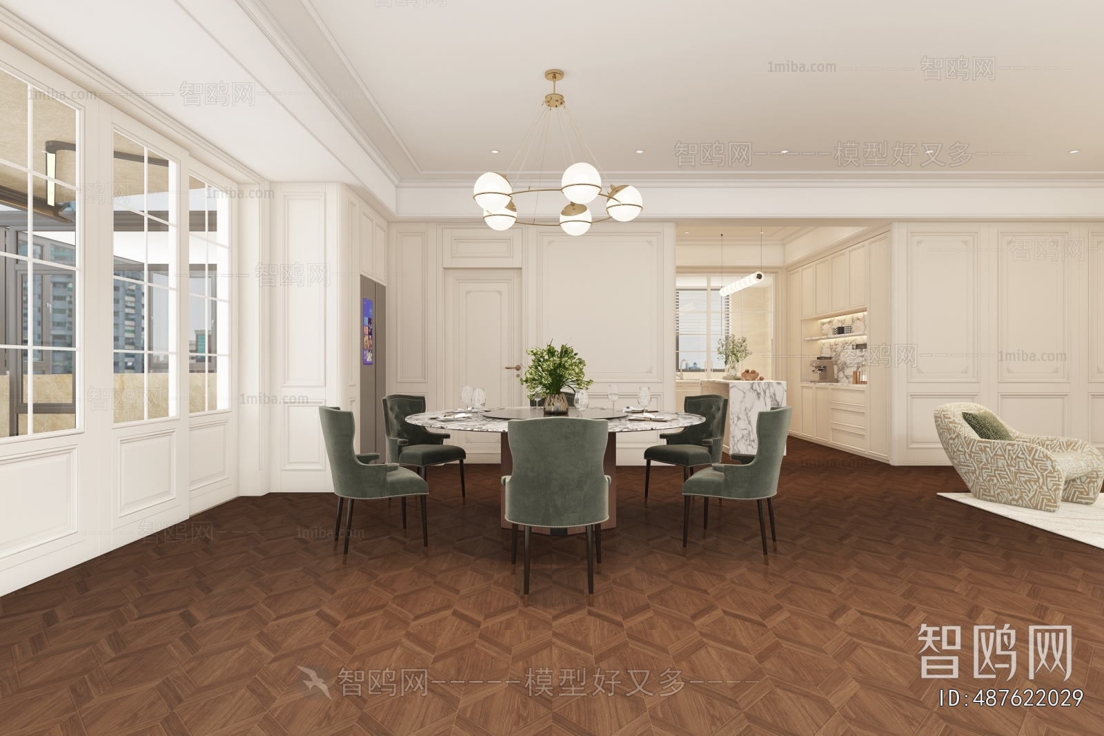 French Style Dining Room