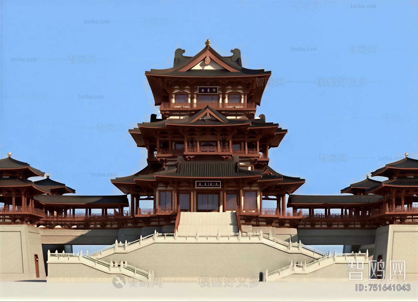 Chinese Style Ancient Architectural Buildings