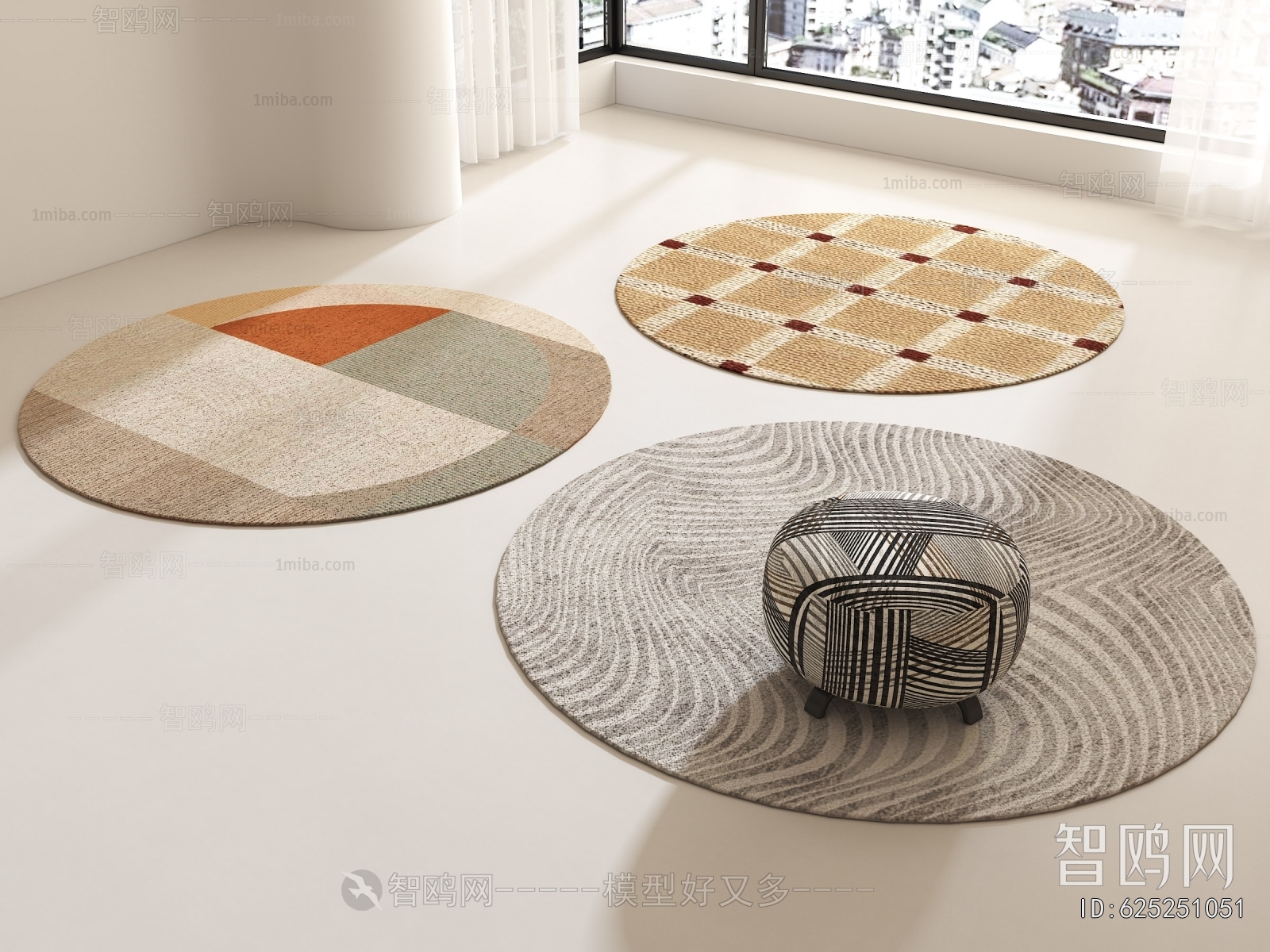 Modern Circular Carpet