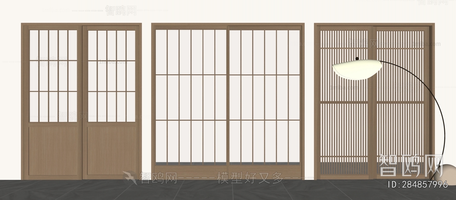 New Chinese Style Sliding Door
