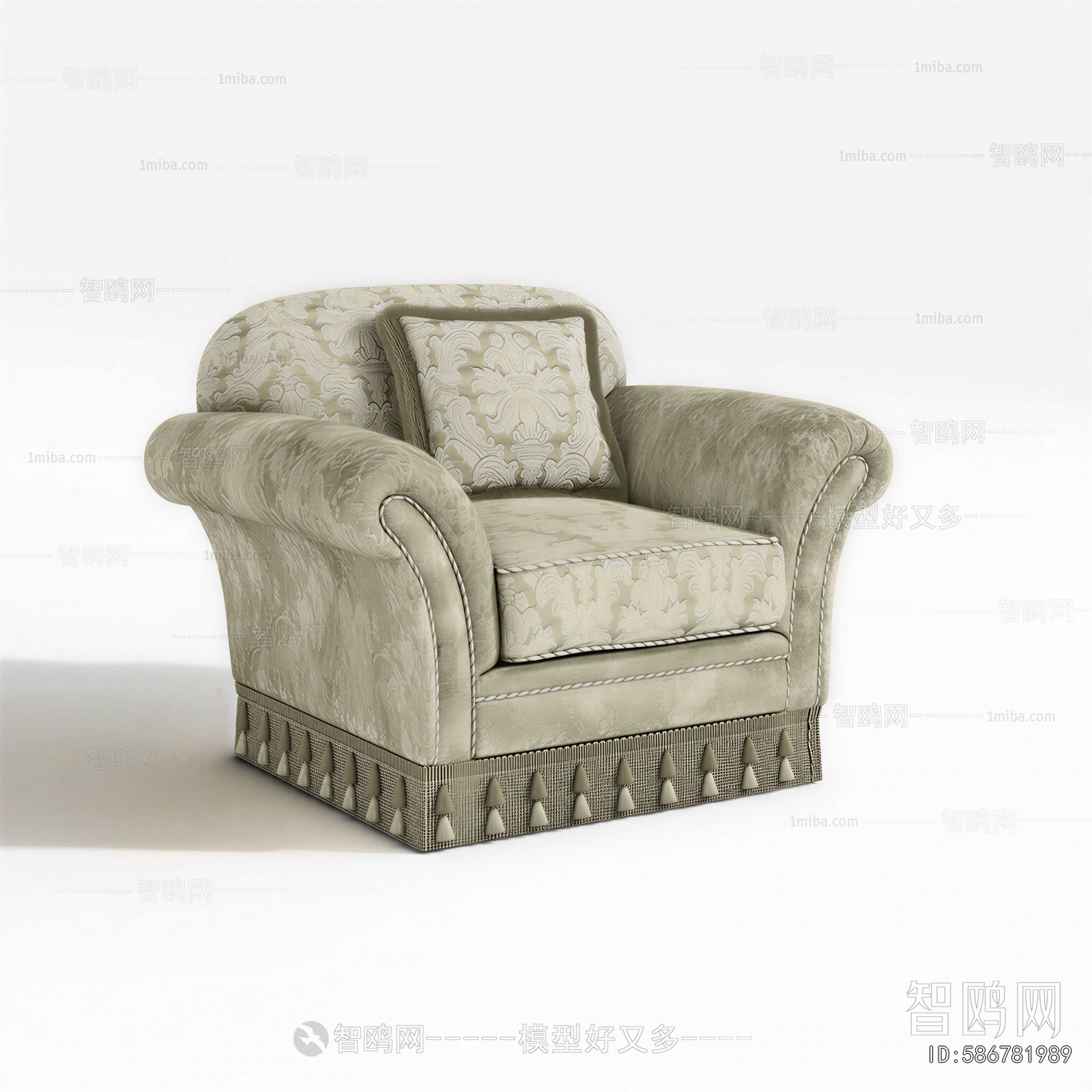 European Style Single Sofa