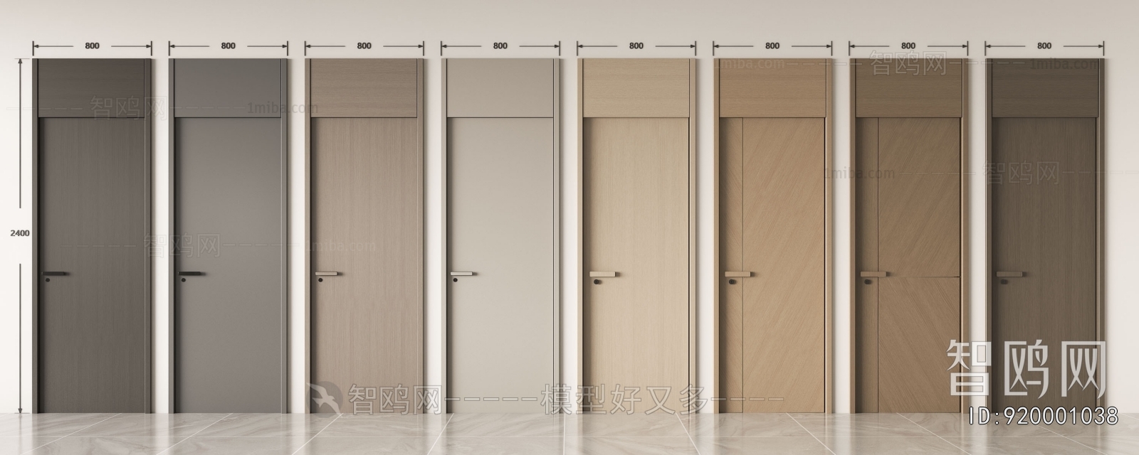 Modern Single Door