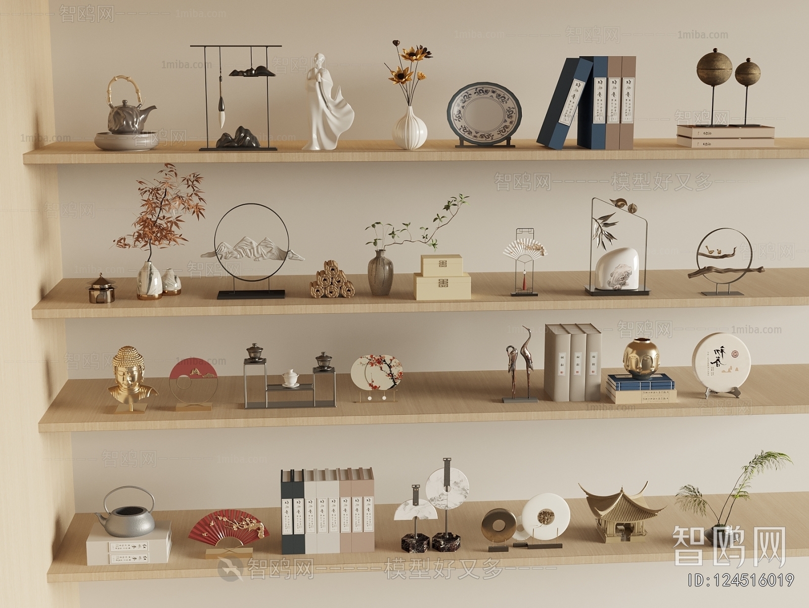 New Chinese Style Decorative Set