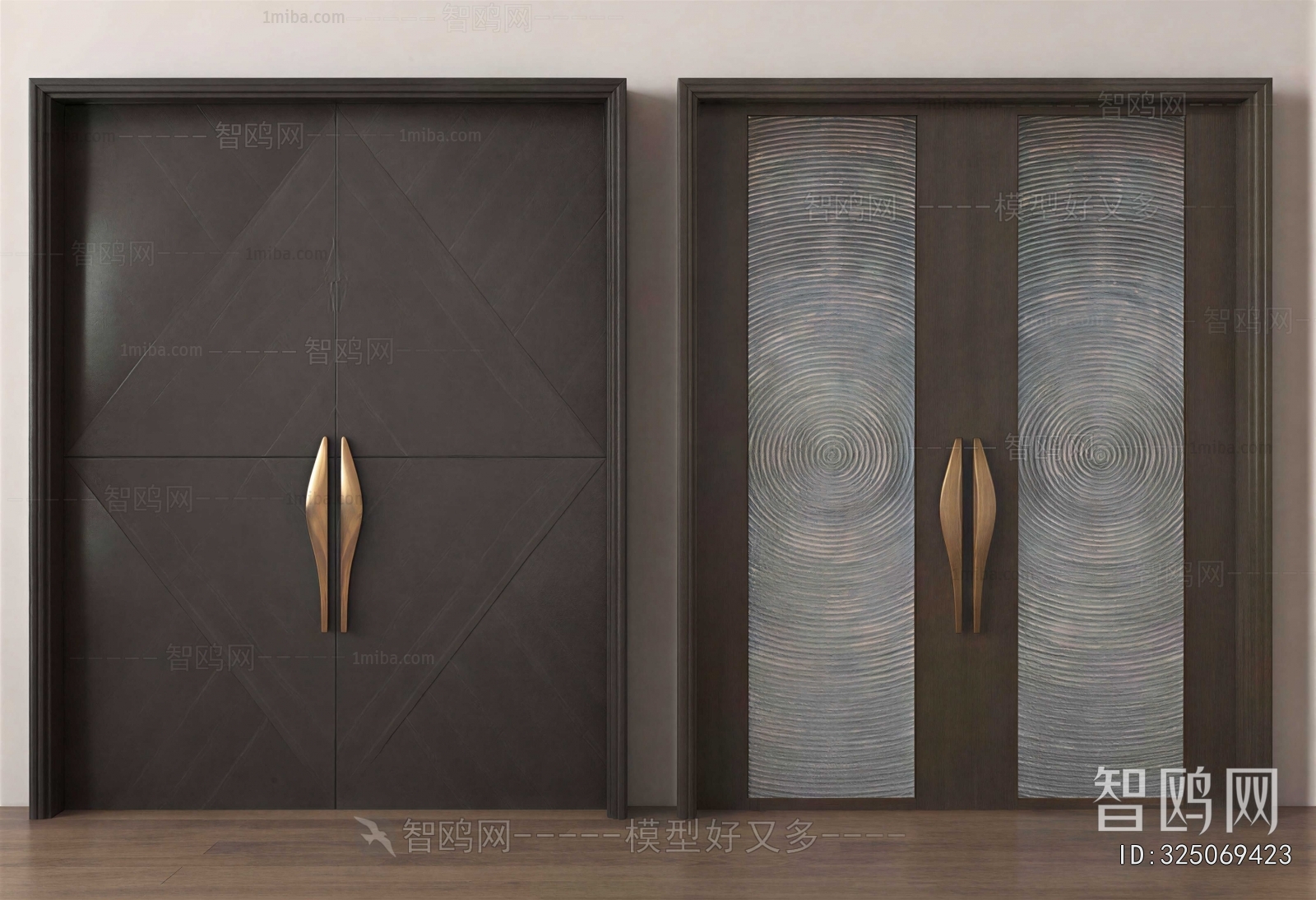 Modern Double Door