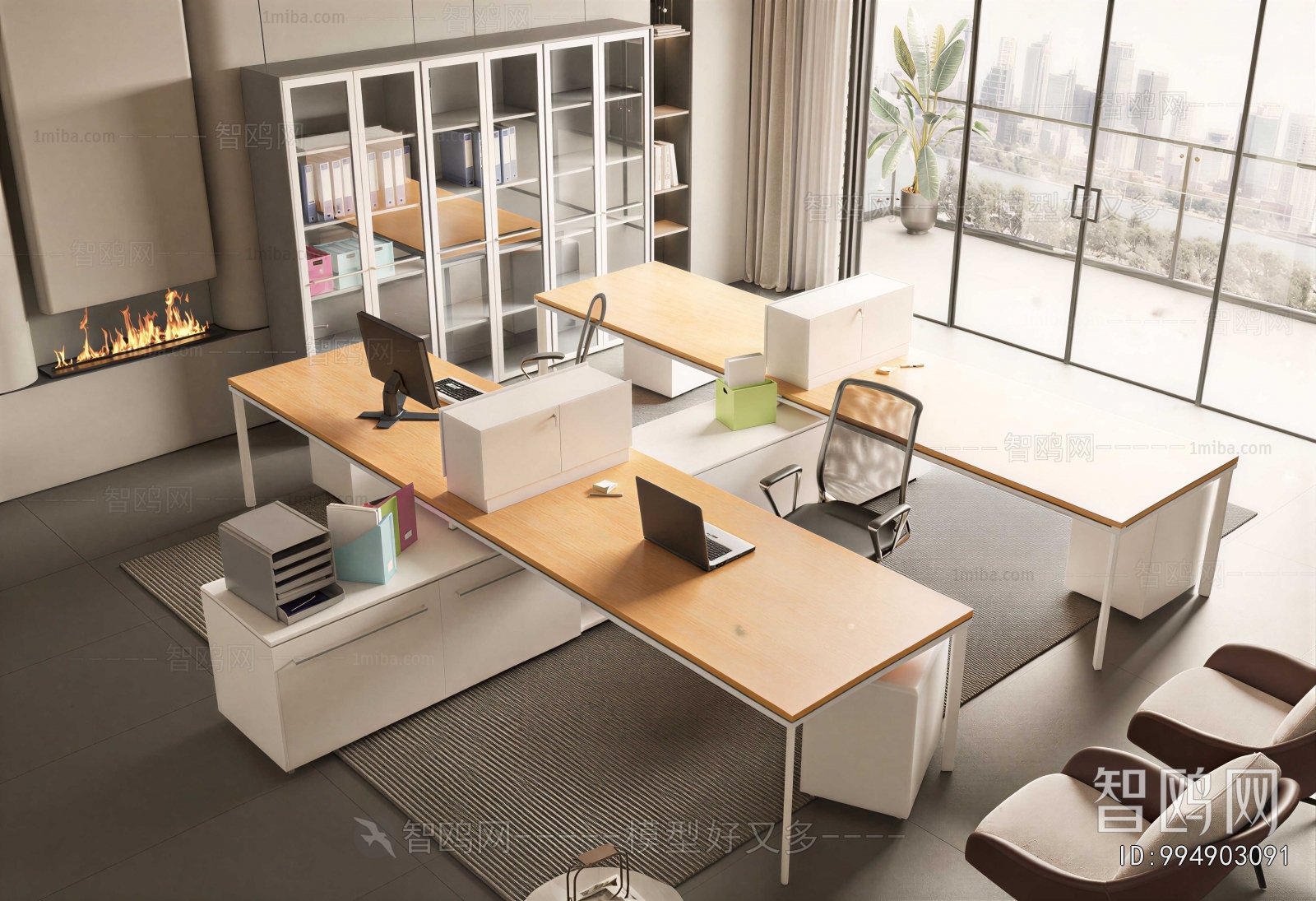 Modern Office Desk And Chair