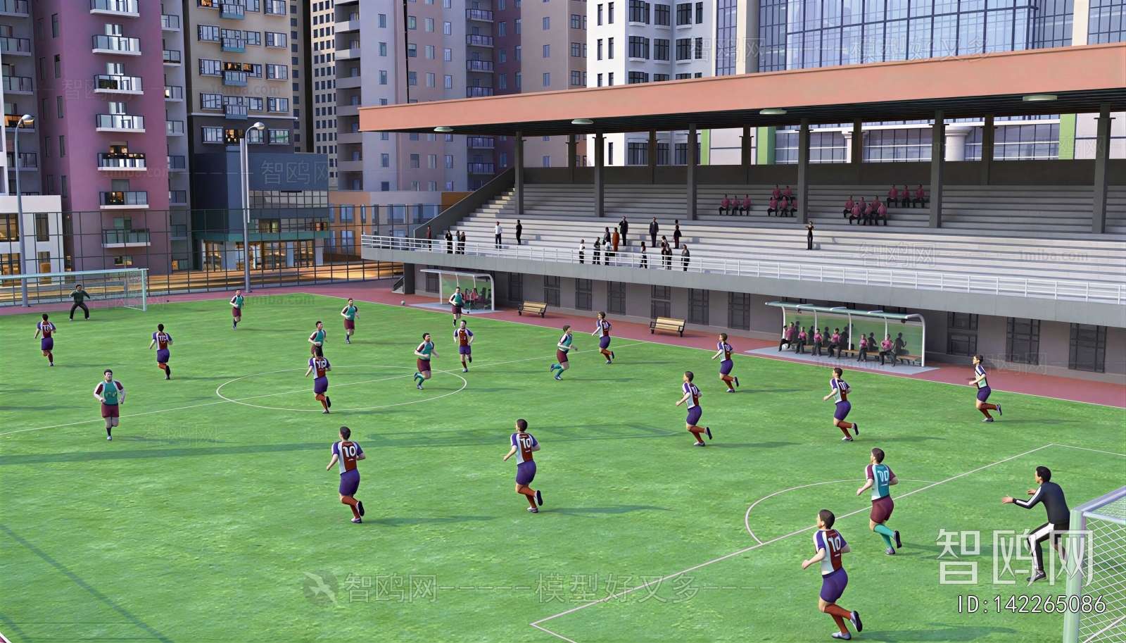 Modern Outdoor Sports Stadium