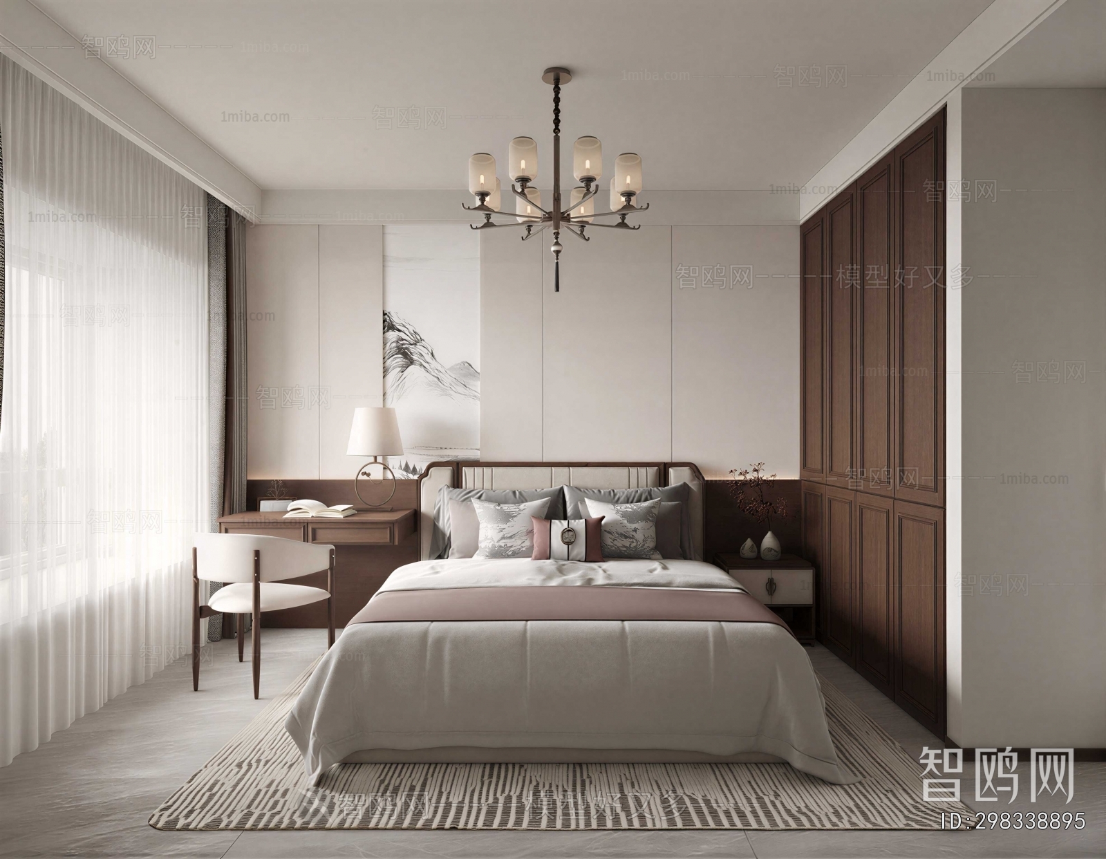 New Chinese Style Bedroom