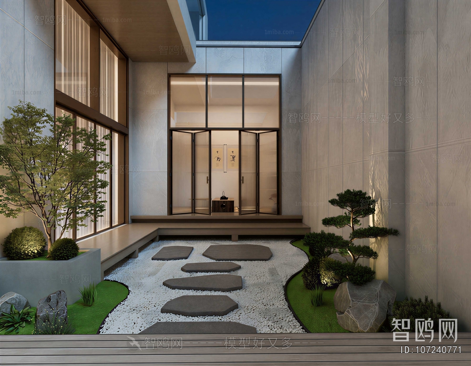 Japanese Style Courtyard/landscape