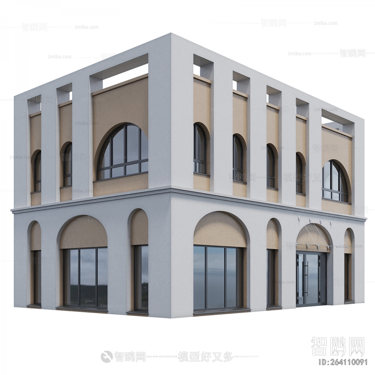European Style Appearance Of Commercial Building