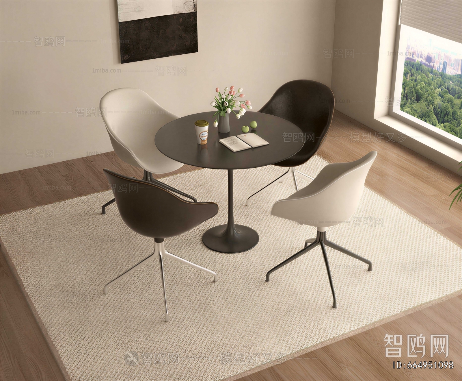 Modern Leisure Table And Chair