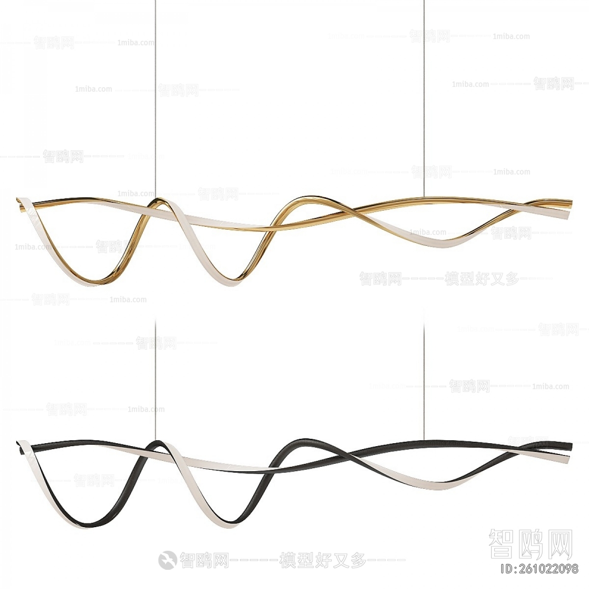 Modern Long Chandelier