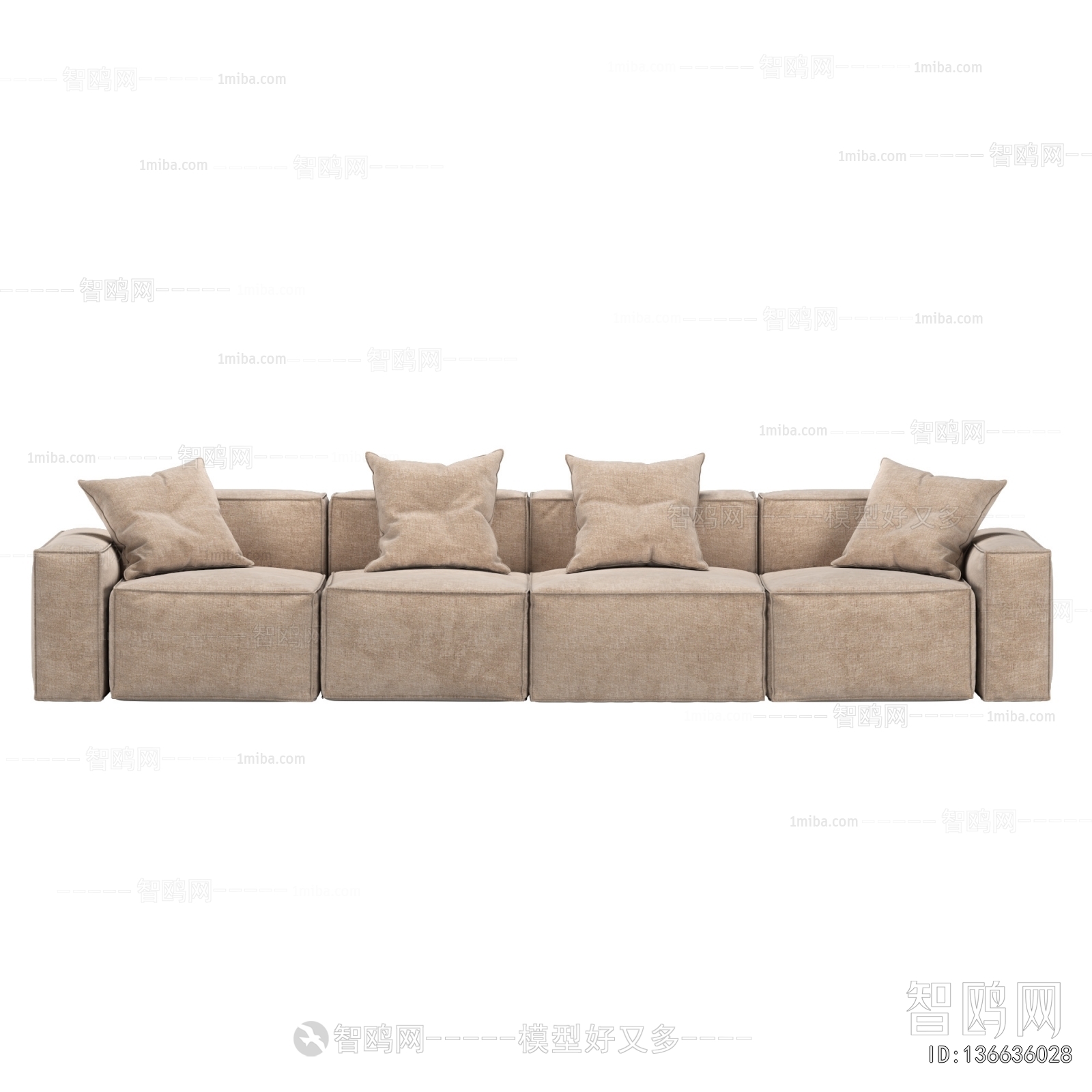 Modern Multi Person Sofa