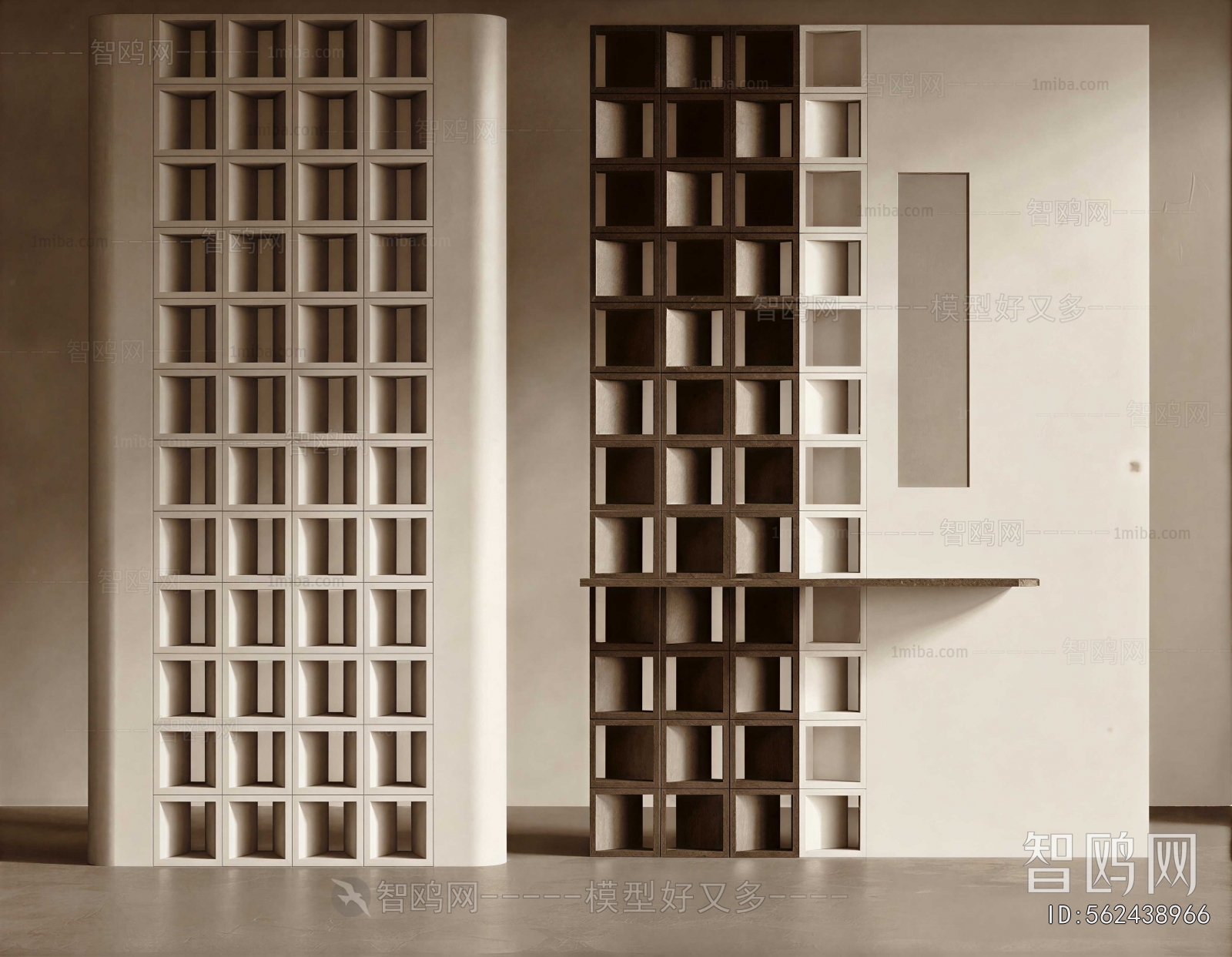 Modern Cement Brick Screen Partition