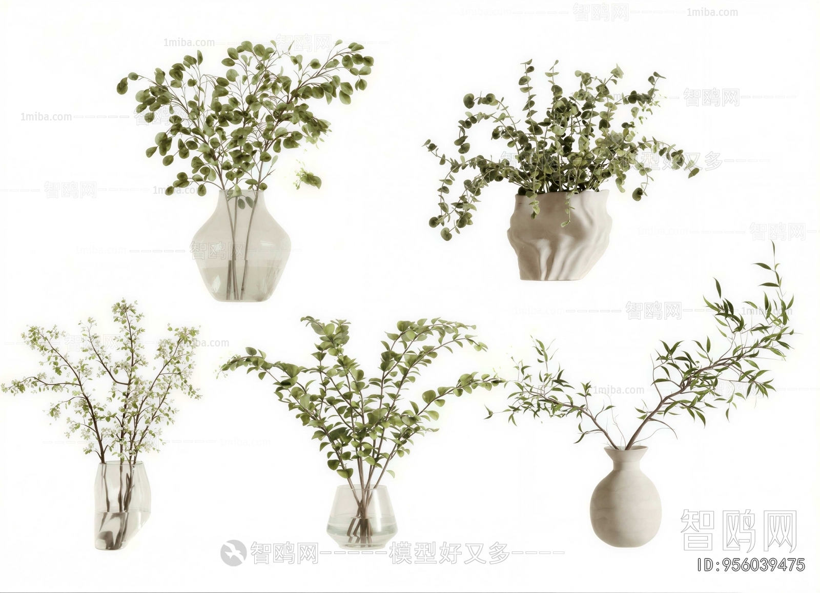 Modern Aquatic Green Plant