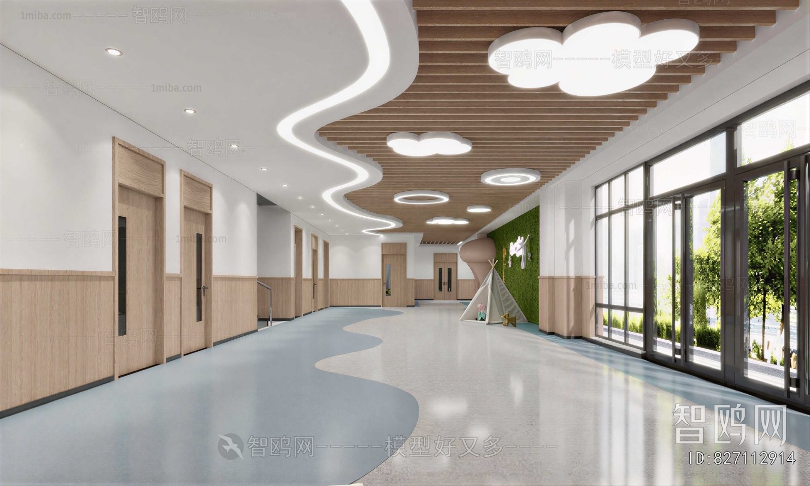 Modern Kindergarten Hall