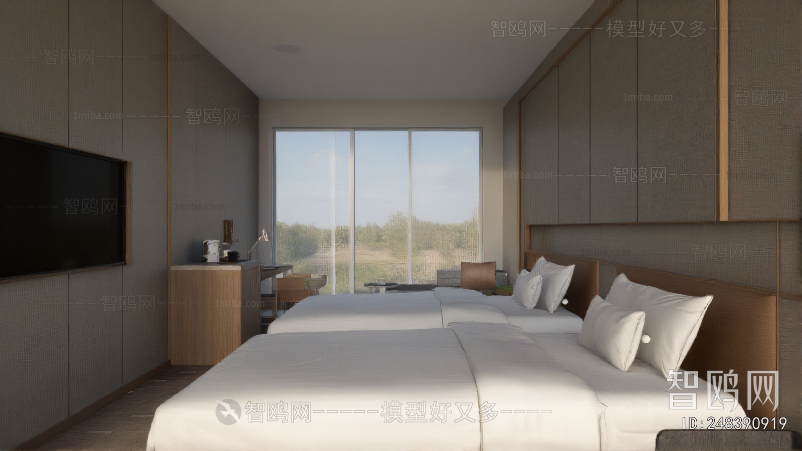 Modern Guest Room