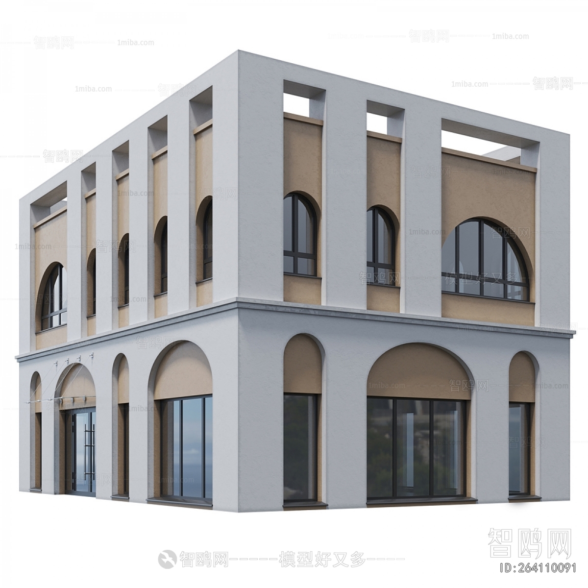 European Style Appearance Of Commercial Building