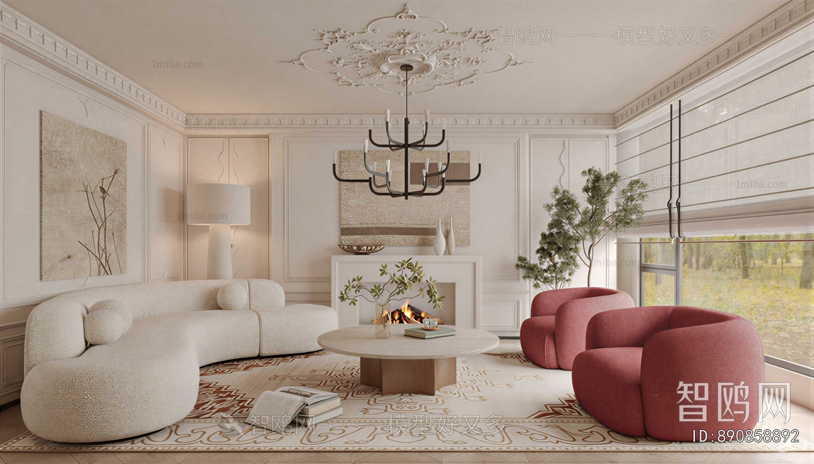 French Style A Living Room