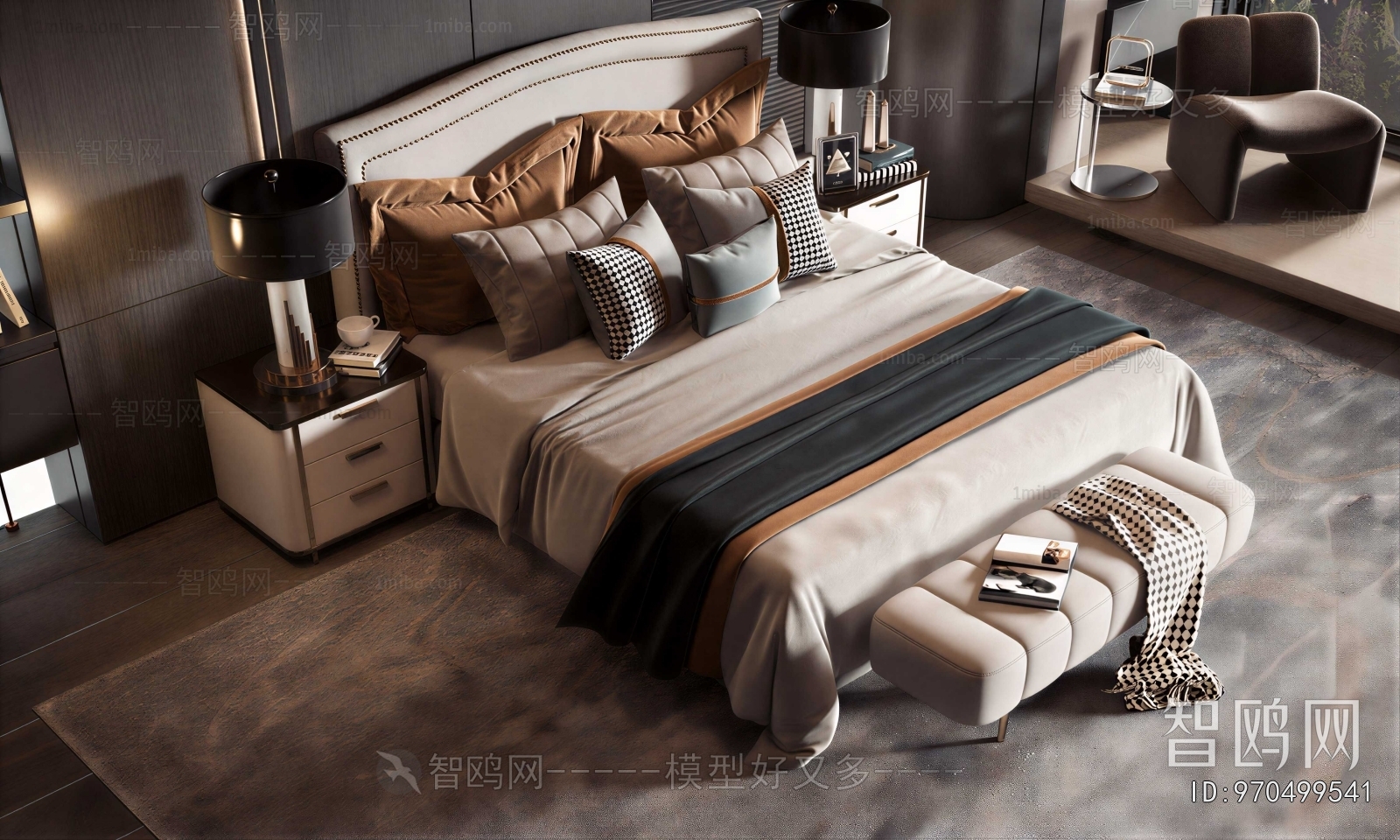 Modern Double Bed