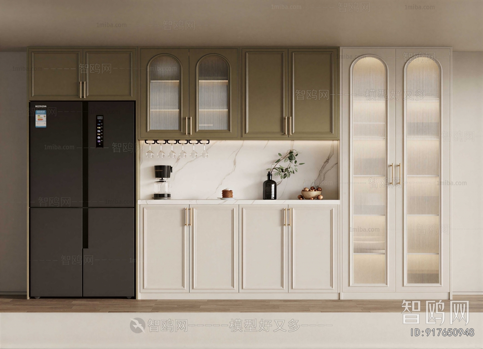 French Style Wine Cabinet