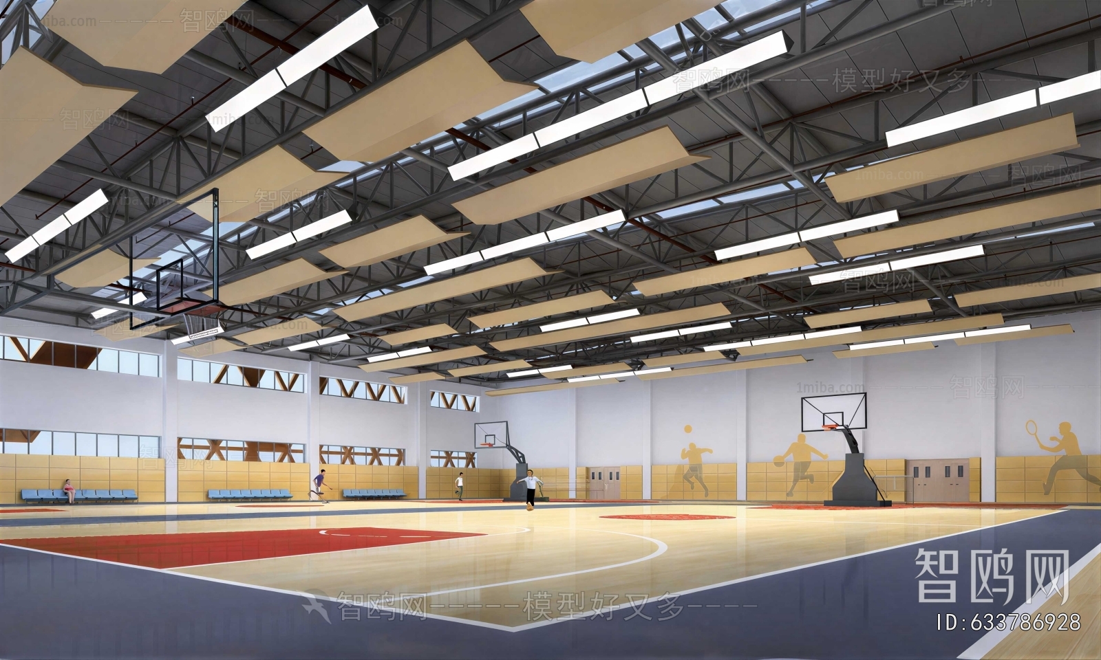 Modern Basketball Arena