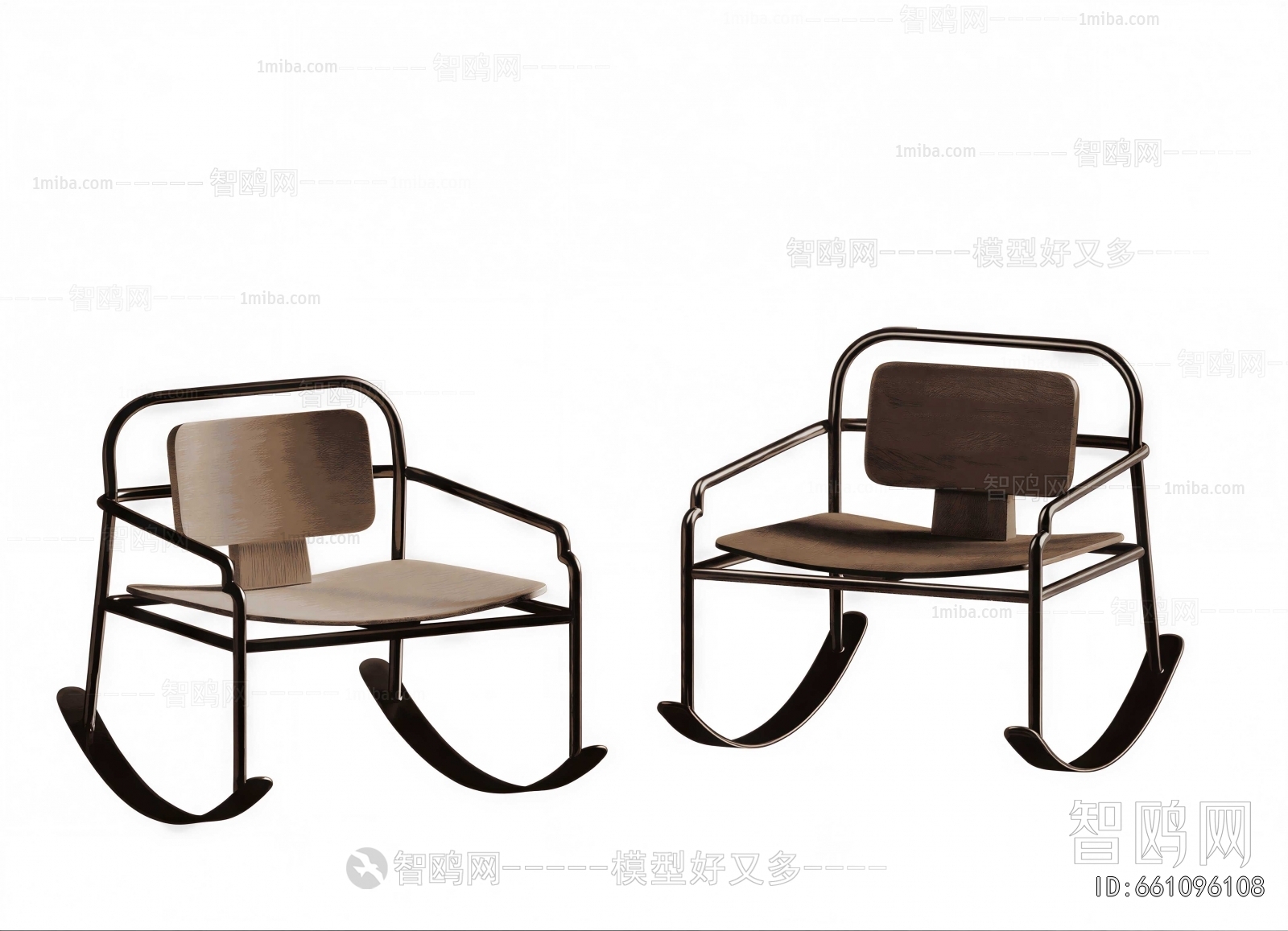Retro Style Rocking Chair