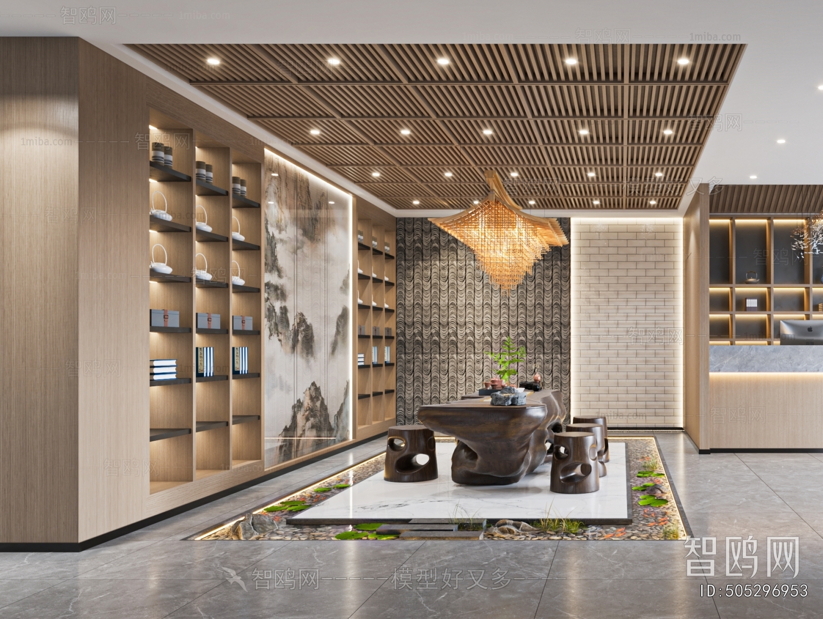 New Chinese Style Teahouse Tea House