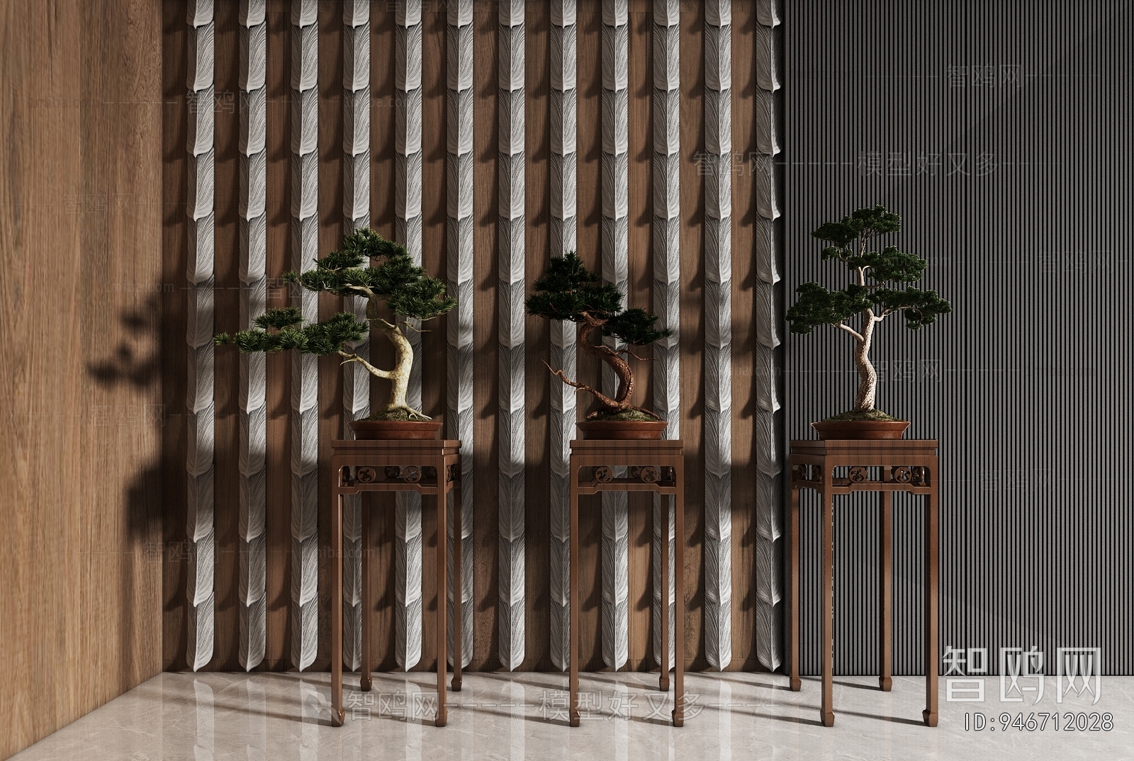 New Chinese Style Bonsai