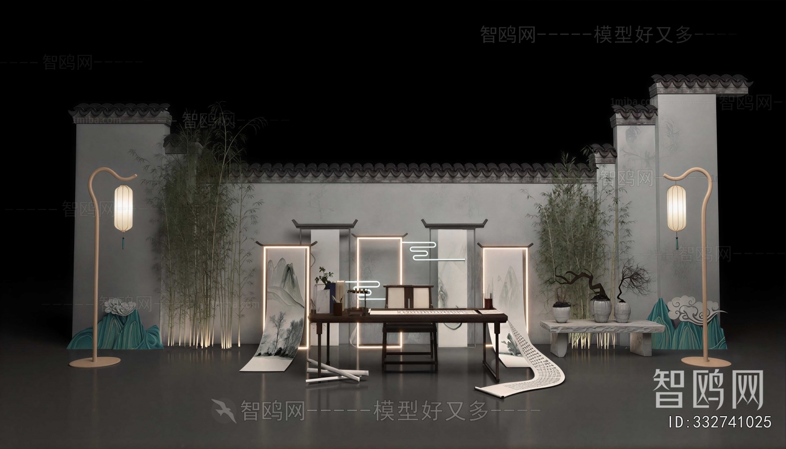 New Chinese Style Exhibition Hall