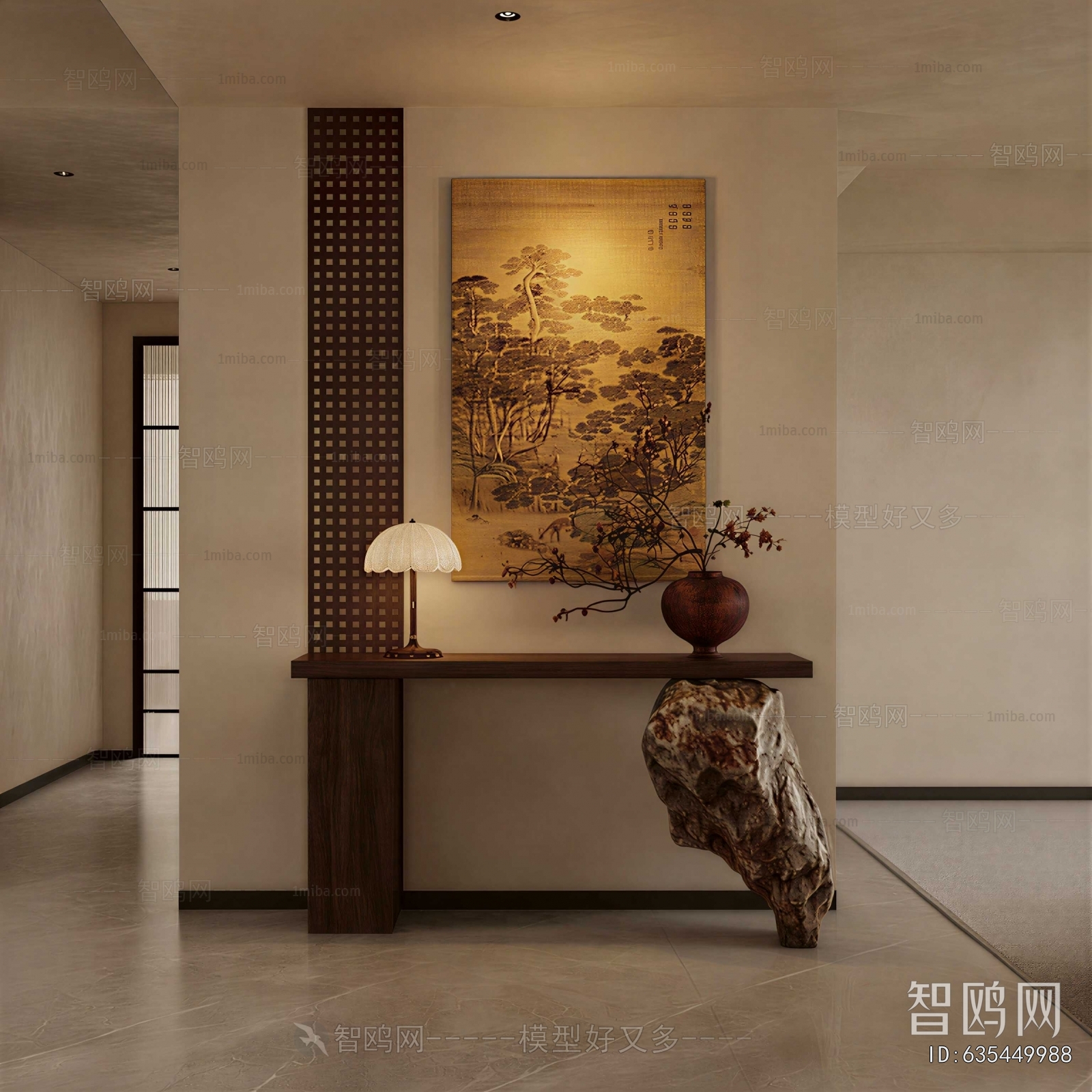 New Chinese Style Hallway