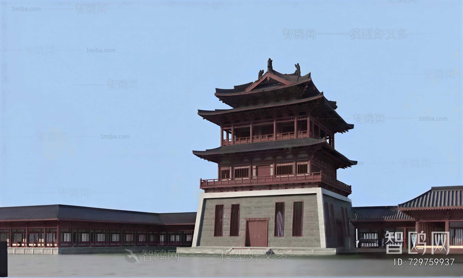 Chinese Style Ancient Architectural Buildings