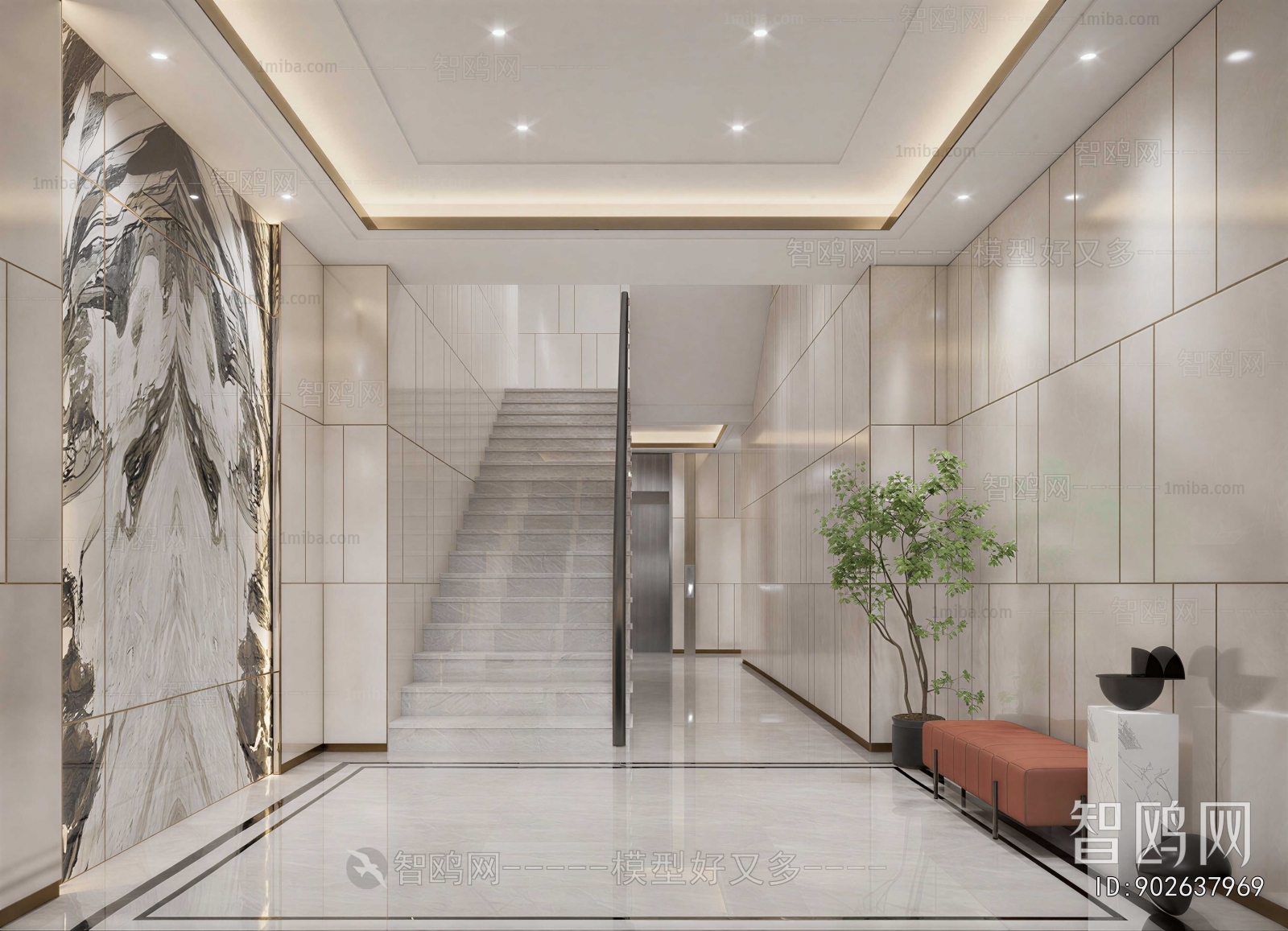 Modern Office Reception Desk