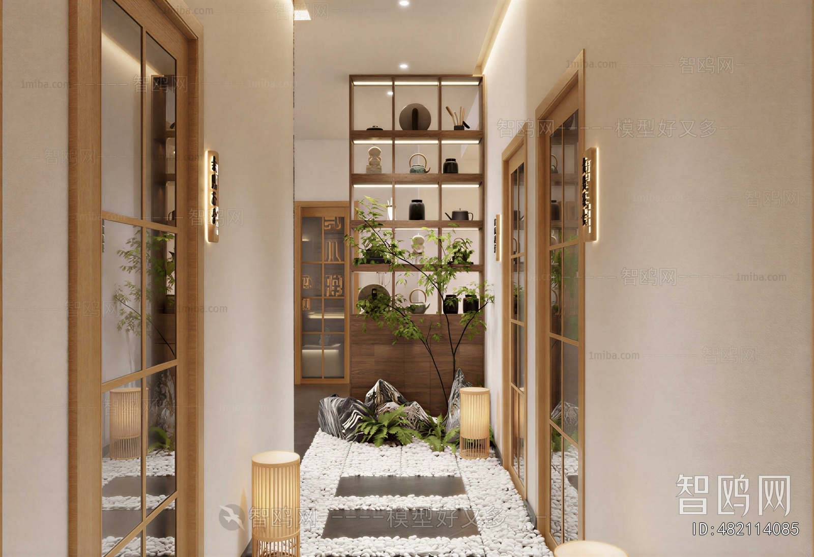 New Chinese Style Hallway