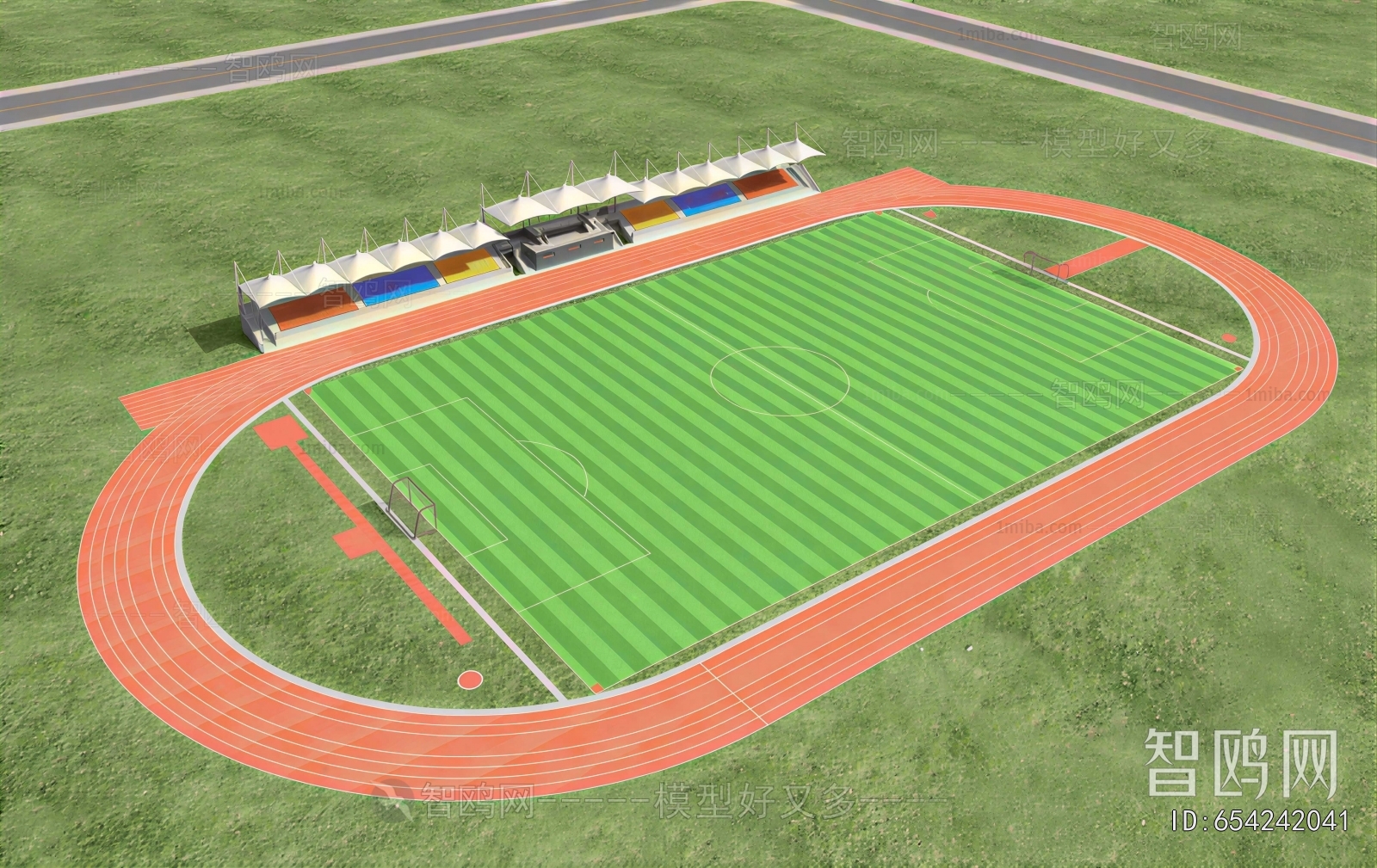 Modern Outdoor Sports Stadium