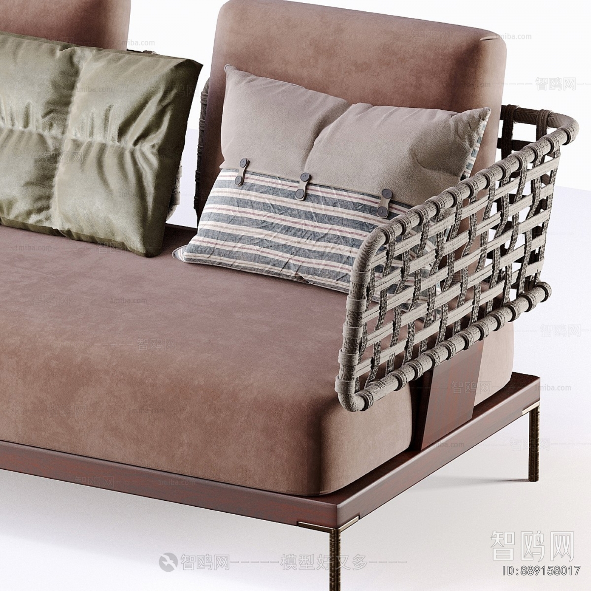 Modern Three-seat Sofa
