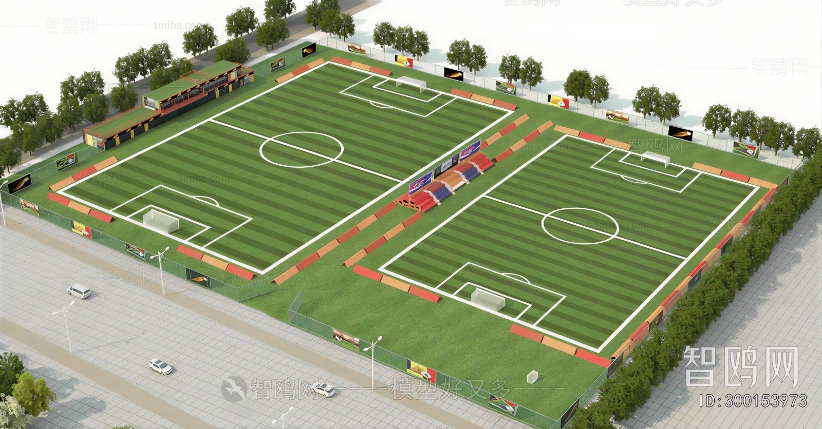 Modern Outdoor Sports Stadium