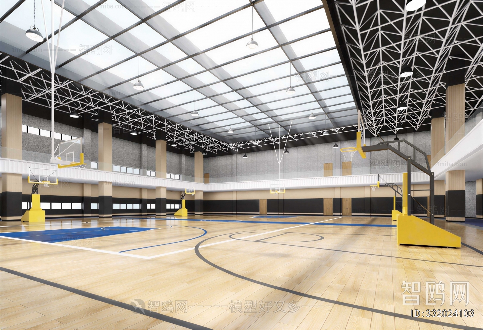 Modern Basketball Arena